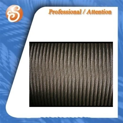 6x37 Carbon Steel Wire Rope, T/S 1770MPa, Rhrl Lay